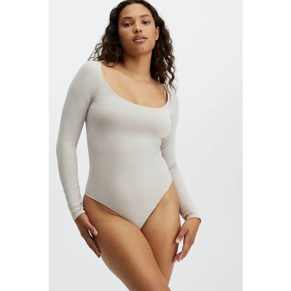 Fabletics Tops - New Fabletics Mindy Sculptknit Bodysuit Ash size M